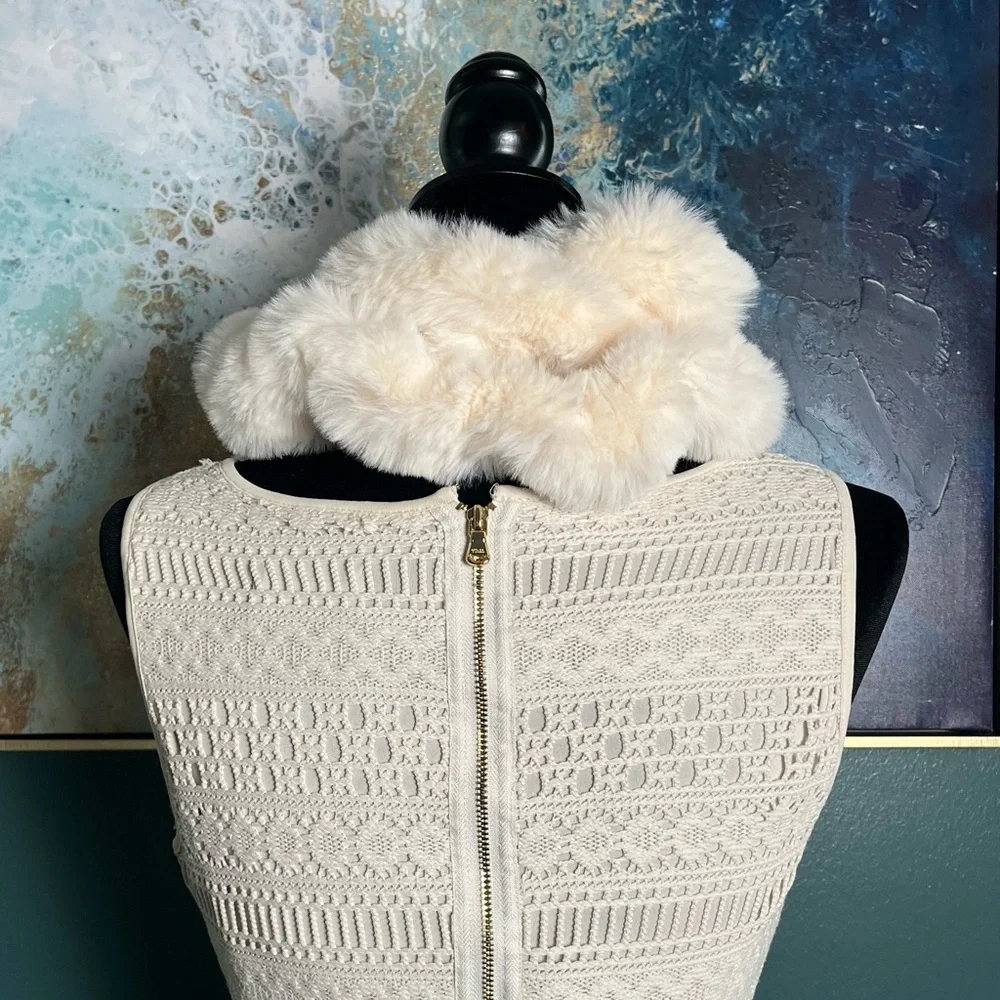 Chico’s Pull-Through Faux Fur Scarf